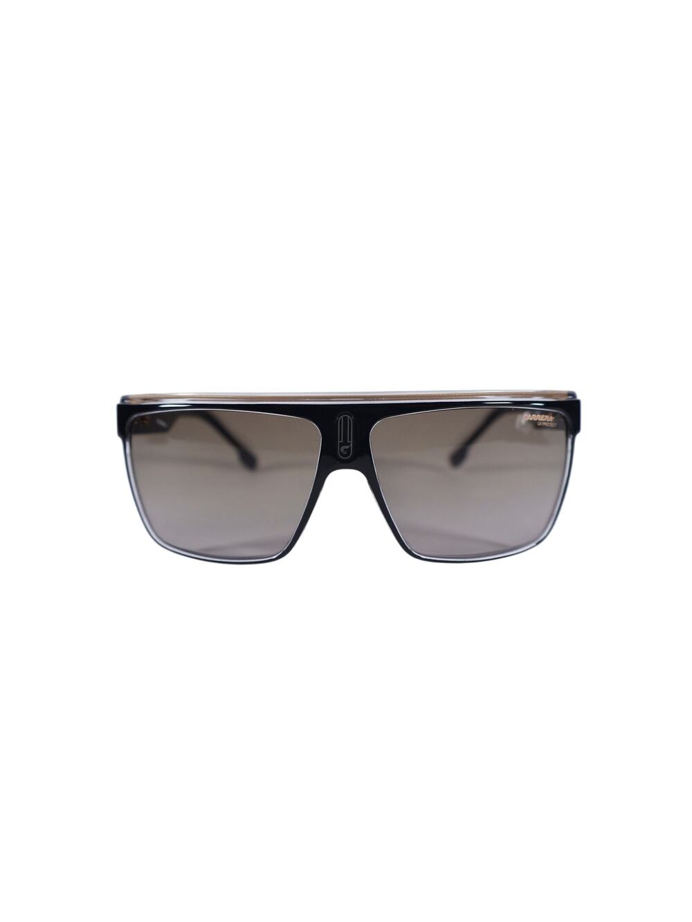 Carrera Men's Square Lightweight Sunglasses - Black Gold / Brown Gradient - NWT